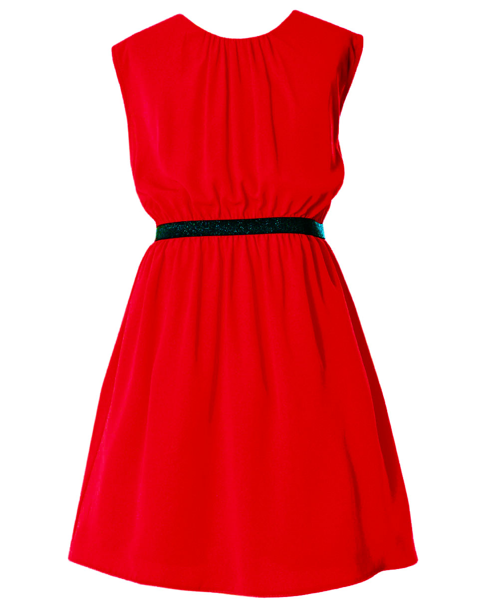 Dívčí šaty Roma červené Emma