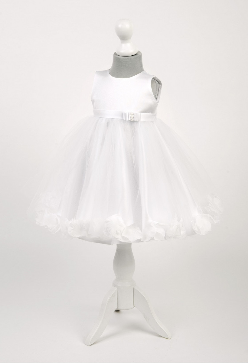 Dívčí šaty bílé Zvoneček