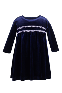 Dívčí šaty tmavě modré Livia