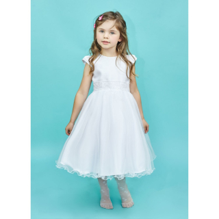 Dívčí šaty Delfina bílé