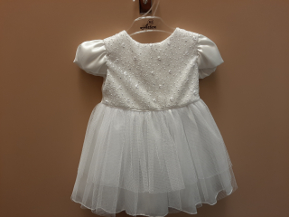 Dívčí šaty bílé Artex A41 